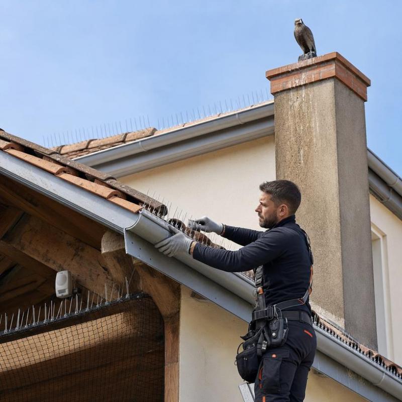 Comment prot&eacute;ger sa toiture des pigeons gr&acirc;ce &agrave; l'effarouchage de volatiles ?